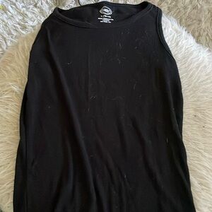A black optional wear tank top